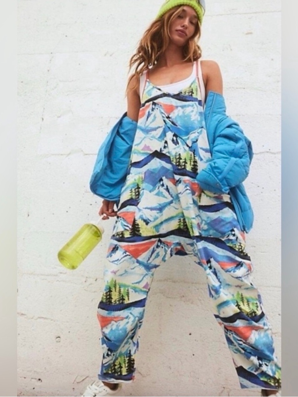 FP movement onesie Mountain Print Jumpsuit - Multicolor M